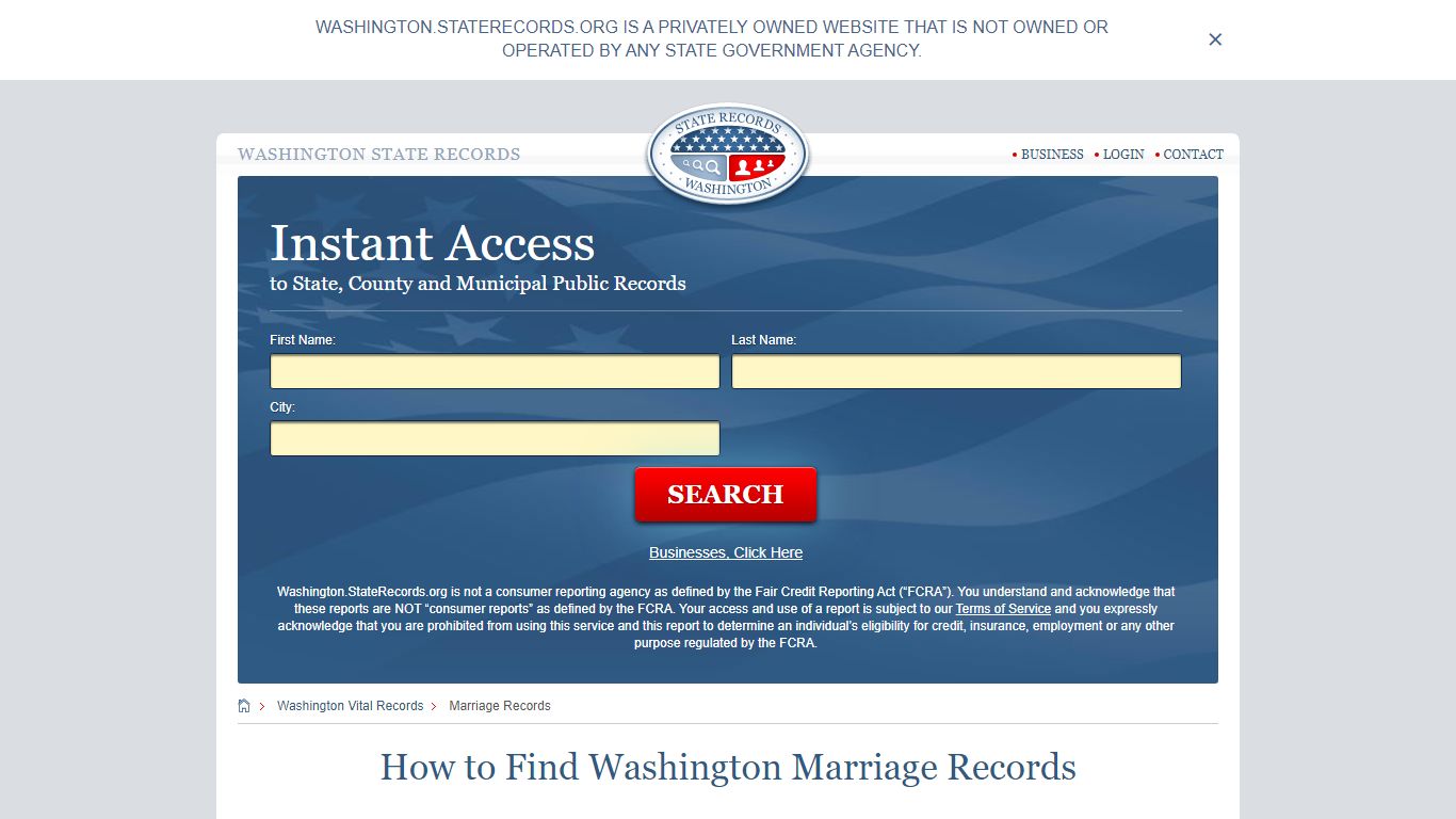 How to Find Washington Marriage Records